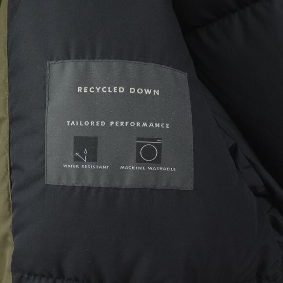 Banana Republic Down Puffer Jacket Mens Large Exploration Green Gorpcore - Picture 7 of 16